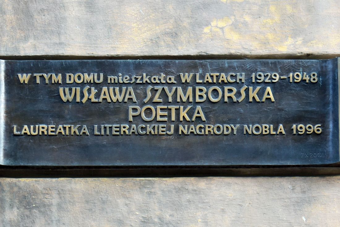 Tablica pamiątkowa na kamienicy przy ul. Radziwiłłowskiej w Krakowie
