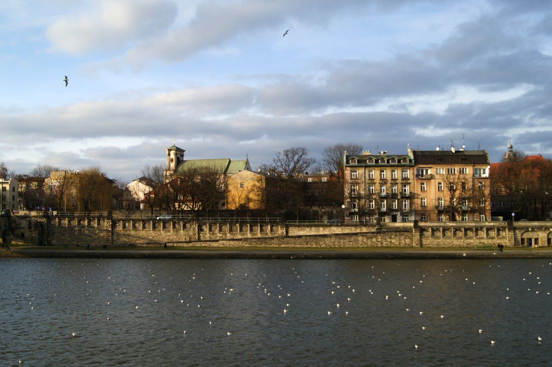 Widok na Kazimierz w Krakowie